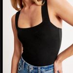 Abercrombie & Fitch Cotton Seamless Fabric Squareneck Bodysuit SIZE L Photo 2