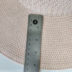 Nordstrom Magid Pink Pastel Metallic Silver Wide Brim Straw Hat Photo 6