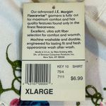 Vintage 80’s Hand Painted Floral Grandma Crew Neck Sweatshirt Cream Size XL NWT Purple Photo 11