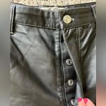 Free People The It Factor Contrast Stitch Vegan Leather Pants in Mystic Photo 3