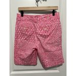 Lilly Pulitzer ✨  Women's Bamboo Print Resort Fit Zip Up Shorts Size 4‎ Pink Photo 1