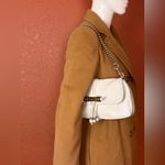 Gucci  Bamboo Croisette Evening Bag Leather White Photo 11