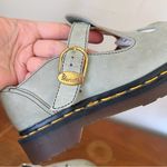 Dr. Martens  • vintage 8062 mary jane shoes aqua nubuck leather teardrop England Photo 5