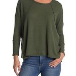 Forgotten Grace  Women's Olive 3/4 Sleeve Knit Top Size Small Photo 0
