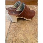 Paige Robbie Studded Clog in the whisky brown leather. Size 9 Photo 5