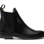 Everlane Size 7 Leather Chelsea Boots Bootie Italian Black Square Toe Women’s Photo 0