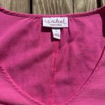 pretty pink short sleeve ingrid+isabel dress with cinched waist Size L Photo 2