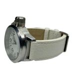 Niche Media Limited Edition White Leather Sapphire Coated Watch Photo 2