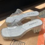 Liliana Clear Platform Slide Sandals  Photo 0