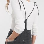 Free People Natural Sights Linen Shortall  size m Photo 4