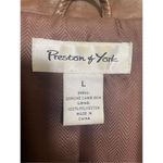 Preston & York  Women’s Lambskin Leather Jacket Brown Size L Photo 8