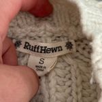 Ruff Hewn  chunky knitted white wool blend sweater Photo 1