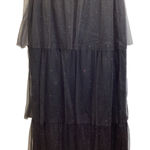 Crystal Doll  Size Large Multi Color Shimmer Ruffle & Satin Waist Skirt. New Photo 0