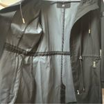 Calvin Klein NWT Black Fashion Anorak Trench Coat Sz Small Photo 11