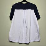 Athleta  Gallery Contrast Short Sleeve Tee Navy Blue Women’s Size M Photo 1