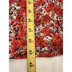 Floral Maxi Dress Medium Red Black Halter Boho Beach Hippie Vacation Lightweight Photo 7
