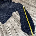 Unbranded Chenille Long Sleeved Dusty Blue Sweater with Scalloped Hem Small SM S Photo 9