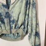 Free People We The Free True Blue Crochet Jacket Photo 6