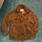 Pistola Brown Teddy Shacket with Plush Texture Photo 1