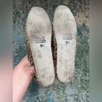 Vintage Leisure Loungers leather leopard slide mule tassel slippers, size 9 Brown Photo 5