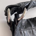 B Makowsky Huge Black Leather Multi Entry Shoulder Bag - Diaper Bag Photo 8