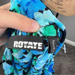 Sz 10 Rotate BIRGER CHRISTENSEN Blue Floral Print Maxi Dress NWOT $341 MSRP Blue Photo 11