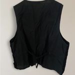 Lise J Vintage 90s Velvet Embroidered Holiday Christmas Vest Black Size XL Photo 3