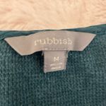 Rubbish  Green Half Button Top Photo 4