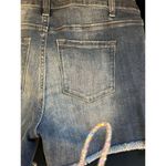 Zenana Women's Plus Size 1X Blue Denim Cut-Off Shorts Casual Photo 5