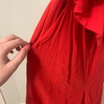 Red Ruffle Jumpsuit Size M Photo 2