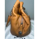 Coach Edie 31 Pebbled Leather Shoulder Bag Chain Strap Caramel NWT 36855 Photo 4