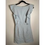 French Connection Whisper Ruffle Strap Square Neck Short Mini Dress Sz 4 Photo 3