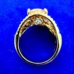 RL Simulated Peach Morganite Solid Sterling Silver With Rose Gold Finish 🔥 Photo 2