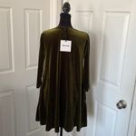 Agnes & Dora  NWT Olive Green Velvet Dress Photo 10