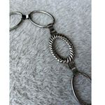 Silver Tone Chain Belt Oval Links Photo 3