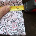 CHAPS No Iron Pink White Black Paisley Button-Up Collard Shirt Photo 15