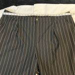 Future Collective Black Pinstripe Dress Pants Professional Business Wear 24W/26W White Photo 6