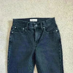 Madewell  the mid-rise perfect vintage jean black jeans in size 25 Photo 1
