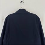 Alfred Dunner  Coat Jacket Lightweight Greenwich Circle Size 14 Navy Blue Photo 6