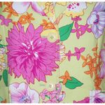 Rafaella Bold Bright Floral Bolero Crop Jacket Size 12 Office Career 3/4 Sleeve Photo 2