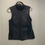 FILA  Sport Black Quilted Puffer Vest Sleeveless Full Zip Athletic Size S Photo 3