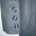 Guess  L Full Length Logo Lined Pea Coat Double Breasted Belted Wool in Black Photo 11