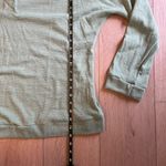 Andthewhy  Boutique Women’s Seafoam Green Long Sleeve Shirt Size L Photo 7