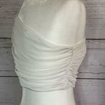 one shoulder crop top White Photo 2