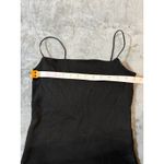 Madewell NWT  Jet Black Squareneck Tank Top Size Medium Y2K Stretch Causal Cotton Photo 7
