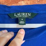 Ralph Lauren Lauren  womens stretch knit short sleeve top blue S Photo 1