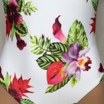 Privacy Please New.  orchid plunge swimsuit. Medium but runs small Photo 5