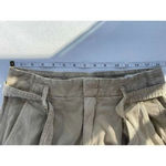 Gap 0058 90s Vintage Tan Khaki Chino High Waist Tie Pants Size 4 Photo 7