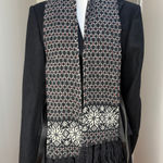 Woolrich scarf Womens fair isle Fringe Lambswool knit Scarf Photo 0