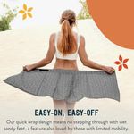 RipSkirt Hawaii Black Wrap Skirt W1960 Sz S Photo 4